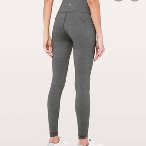 Gray lululemons size 6
